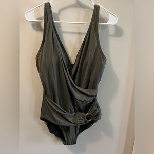 Michael Kors Olive Green One Piece